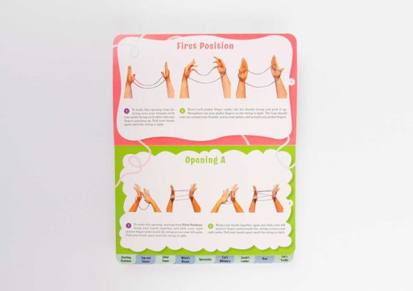 The Cat's Cradle: and 8 Other Fantastic String Games (Book Includes String, Family Crafts Games, Activity Book for Kids, Gifts Children, Fun Reading)