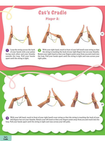The Cat's Cradle: and 8 Other Fantastic String Games (Book Includes String, Family Crafts Games, Activity Book for Kids, Gifts Children, Fun Reading)