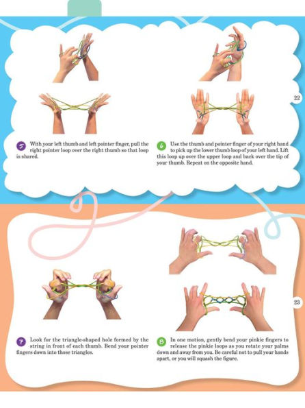 The Cat's Cradle: and 8 Other Fantastic String Games (Book Includes String, Family Crafts Games, Activity Book for Kids, Gifts Children, Fun Reading)