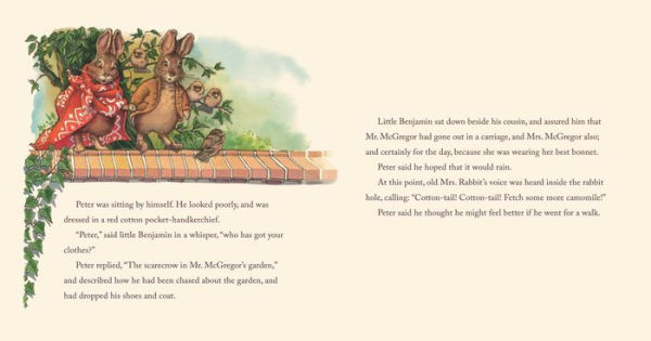 The Classic Tale of Benjamin Bunny Oversized Padded Board Book: The Classic Edition by acclaimed illustrator, Charles Santore