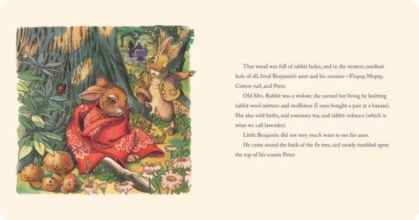 The Classic Tale of Benjamin Bunny Oversized Padded Board Book: The Classic Edition by acclaimed illustrator, Charles Santore