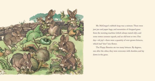 The Classic Tale of the Flopsy Bunnies Oversized Padded Board Book: The Classic Edition by acclaimed illustrator, Charles Santore