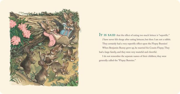 The Classic Tale of the Flopsy Bunnies Oversized Padded Board Book: The Classic Edition by acclaimed illustrator, Charles Santore