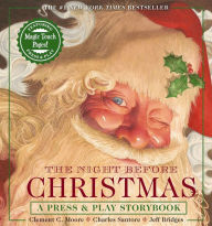 Title: The Night Before Christmas Press and Play Storybook: The Classic Edition Hardcover Book Narrated by Jeff Bridges, Author: Clement Moore