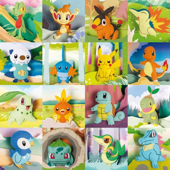 Pokemon Felties: How to Make 16 of Your Favorite Pokemon