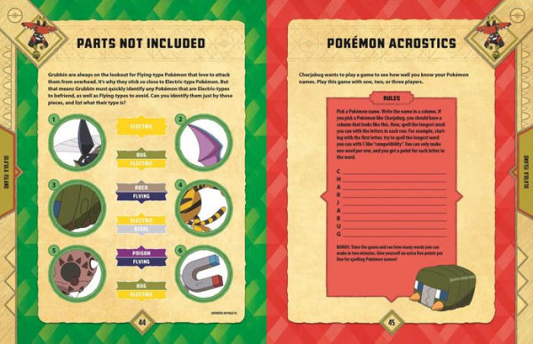 Pokï¿½mon Alola Region Activity Book