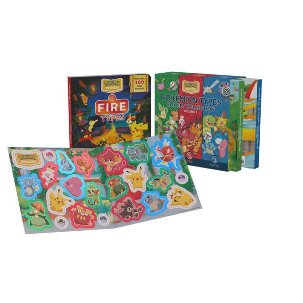 Pokï¿½mon Primers Types: Box Set Collection Volume 1: Grass, Fire, and Water