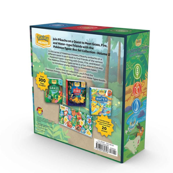 Pokémon Primers Types: Box Set Collection Volume 1: Grass, Fire, and Water