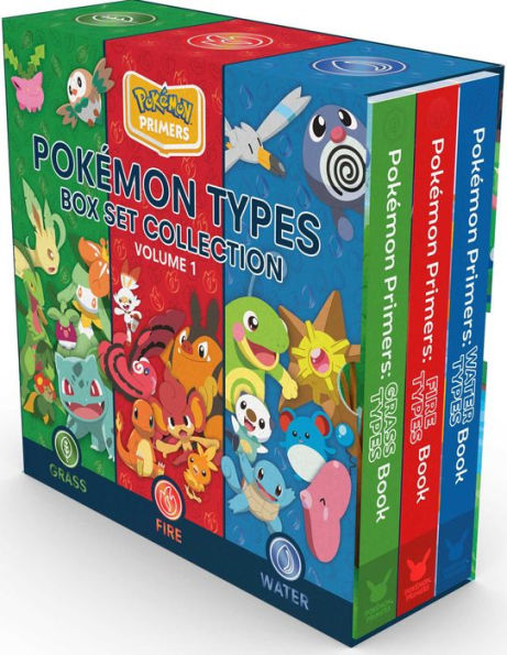 Pokémon Primers Types: Box Set Collection Volume 1: Grass, Fire, and Water