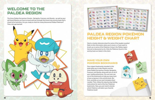 Pokémon The Official Activity Book of the Paldea Region