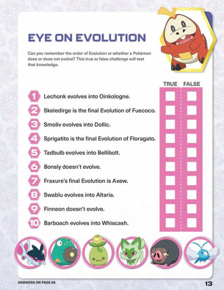 Pokémon The Official Activity Book of the Paldea Region