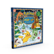 Title: Pok mon Holiday Advent Pop-Up Tree Calendar: Come join Pikachu and its friends as they celebrate the holidays by the fire!