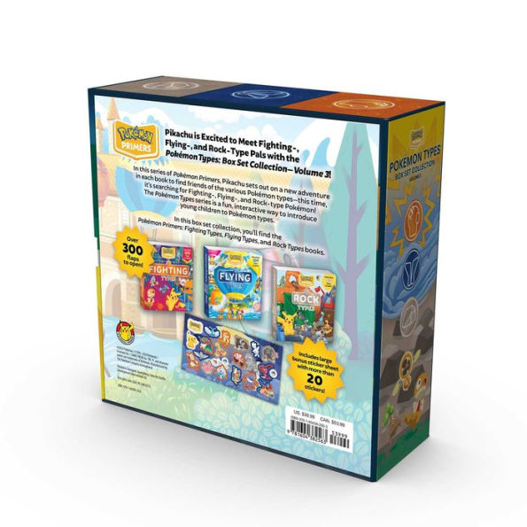 Pokémon Primers Type Box Set Collection, Volume 3: Fighting, Flying, Rock