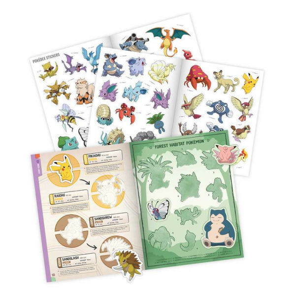 Pokémon The Official Sticker Book of the Kanto Region: The Original 151