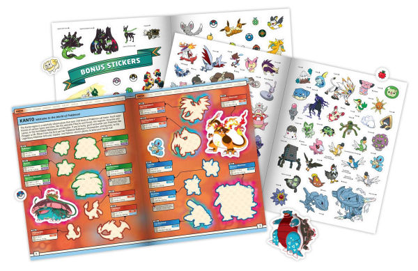 Pokémon Epic Sticker Collection 3rd Edition: From Kanto to Paldea: Over 1,400 Stickers!