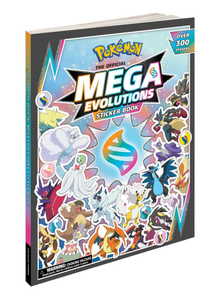 Pokémon The Official Mega Evolutions Sticker Book