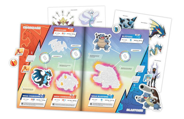 Pokémon The Official Mega Evolutions Sticker Book