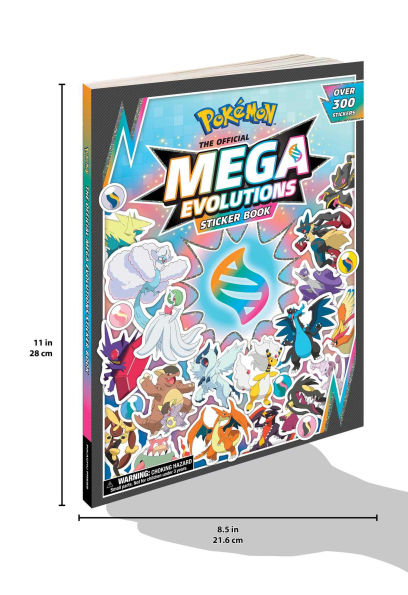 Pokémon The Official Mega Evolutions Sticker Book