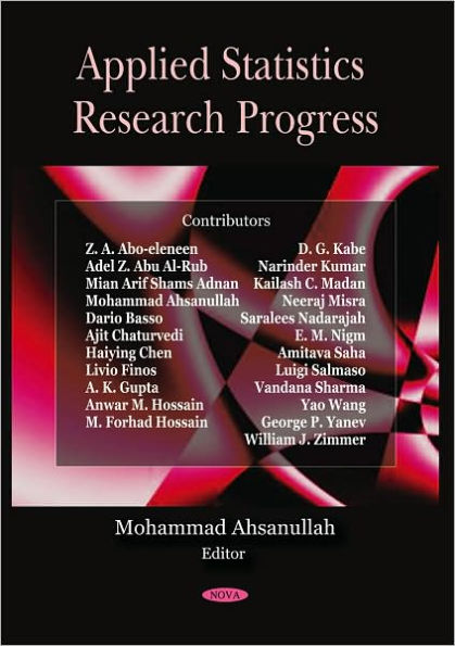 Applied Statistics Research Progress