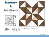 Alternative view 11 of 365 Quilt-Block Patterns Perpetual Calendar: The Best of Judy Hopkins