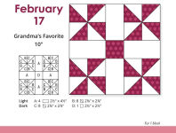 Alternative view 13 of 365 Quilt-Block Patterns Perpetual Calendar: The Best of Judy Hopkins