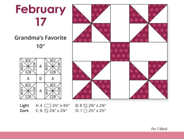 365 Quilt-Block Patterns Perpetual Calendar: The Best of Judy Hopkins