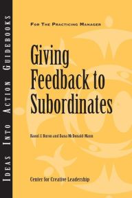 Title: Giving Feedback to Subordinates, Author: Buron