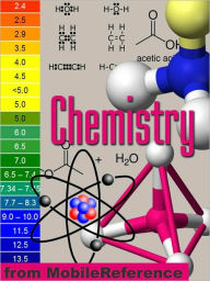 Title: Chemistry Study Guide : Atom Structure, Chemical Series, Bond, Molecular geometry, Stereochemistry, Reactions, Acids and bases, Electrochemistry., Author: MobileReference