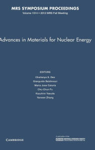 Title: Advances in Materials for Nuclear Energy: Volume 1514, Author: Chaitanya S. Deo