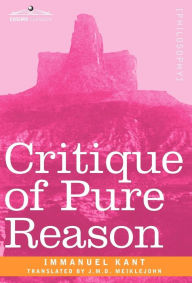 Title: Critique of Pure Reason, Author: Immanuel Kant