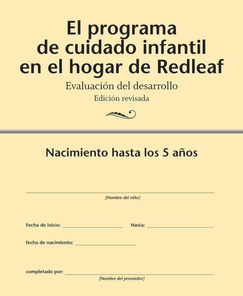 El programa de cuidado infantil en el hogar de Redleaf: Evaluación del desarrollo, Edición revisada (10-Pack)
