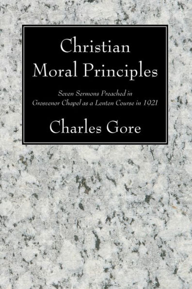 Christian Moral Principles