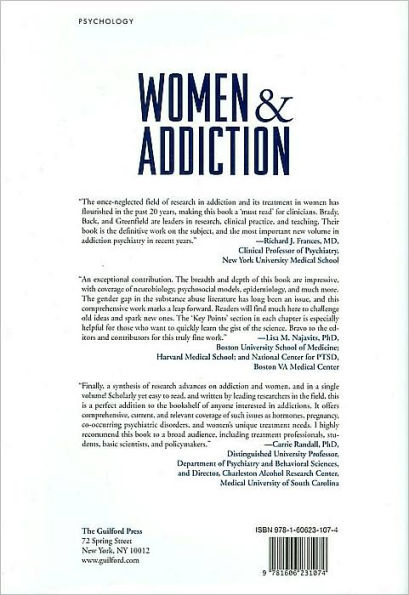 Women and Addiction: A Comprehensive Handbook