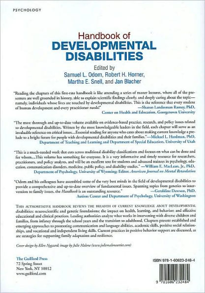 Handbook of Developmental Disabilities by Samuel L. Odom PhD ...