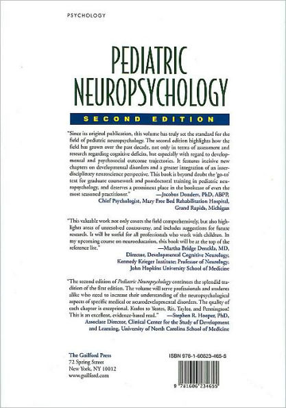 Pediatric Neuropsychology: Research, Theory, and Practice (Science and ...