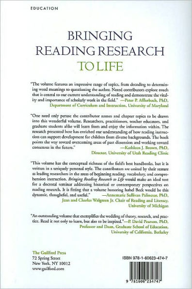 Bringing Reading Research to Life