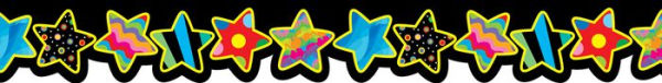 Poppin' Patterns Stars Border