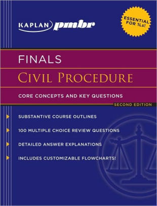 Kaplan Pmbr Finals Civil Procedure Core Concepts And Key