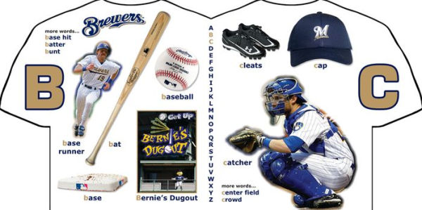 Children's Milwaukee Brewers ABC Book