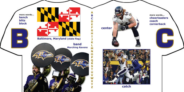 Baltimore Ravens ABC: My First Alphabet Book