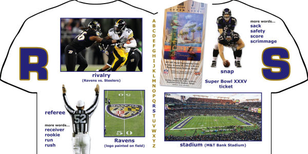 Baltimore Ravens ABC: My First Alphabet Book