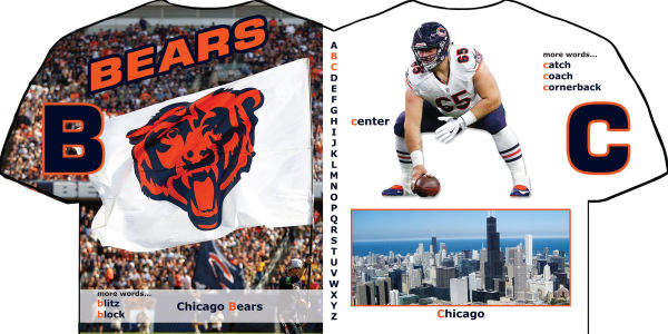 Chicago Bears ABC: My First Alphabet Book
