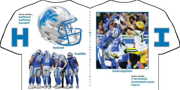 Detroit Lions ABC: My First Alphabet Book