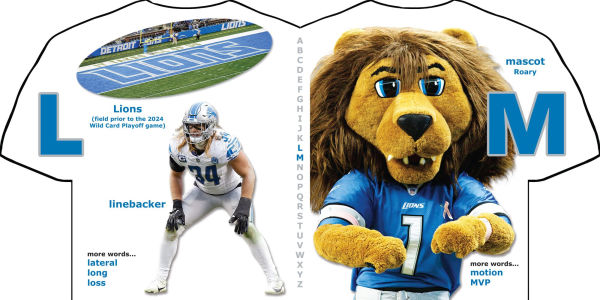 Detroit Lions ABC: My First Alphabet Book