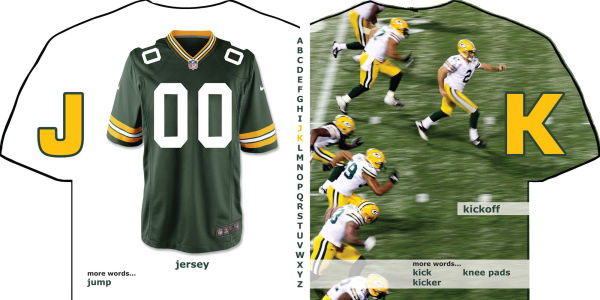 Green Bay Packers Abc-Board