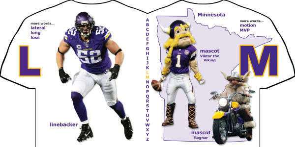 Minnesota Vikings Abc-Board