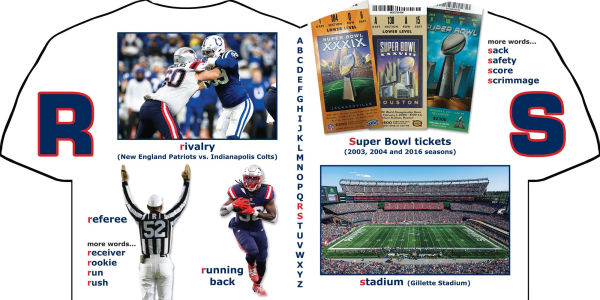 New England Patriots Abc-Board