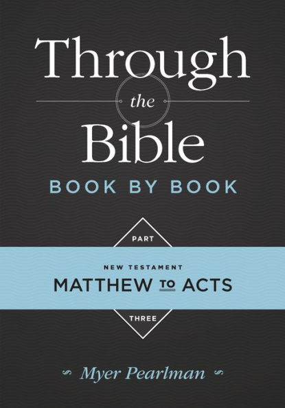 Through the Bible Book by Book, Part 3: Matthew to Acts