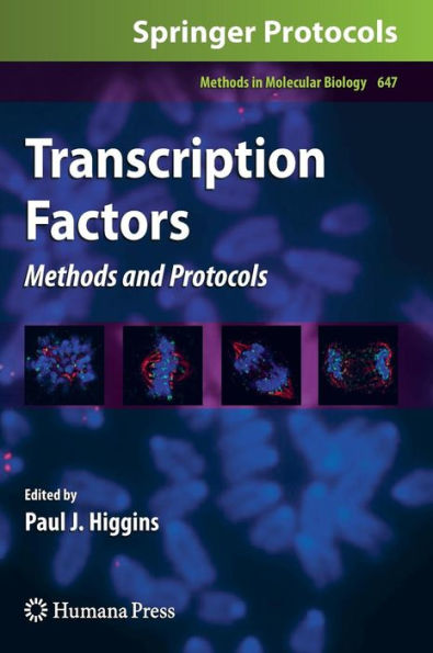 Transcription Factors: Methods and Protocols / Edition 1