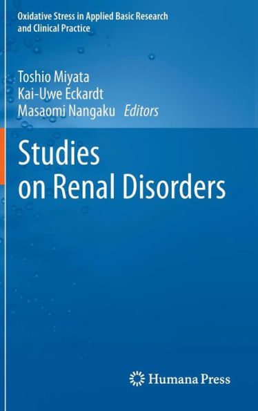 Studies on Renal Disorders / Edition 1